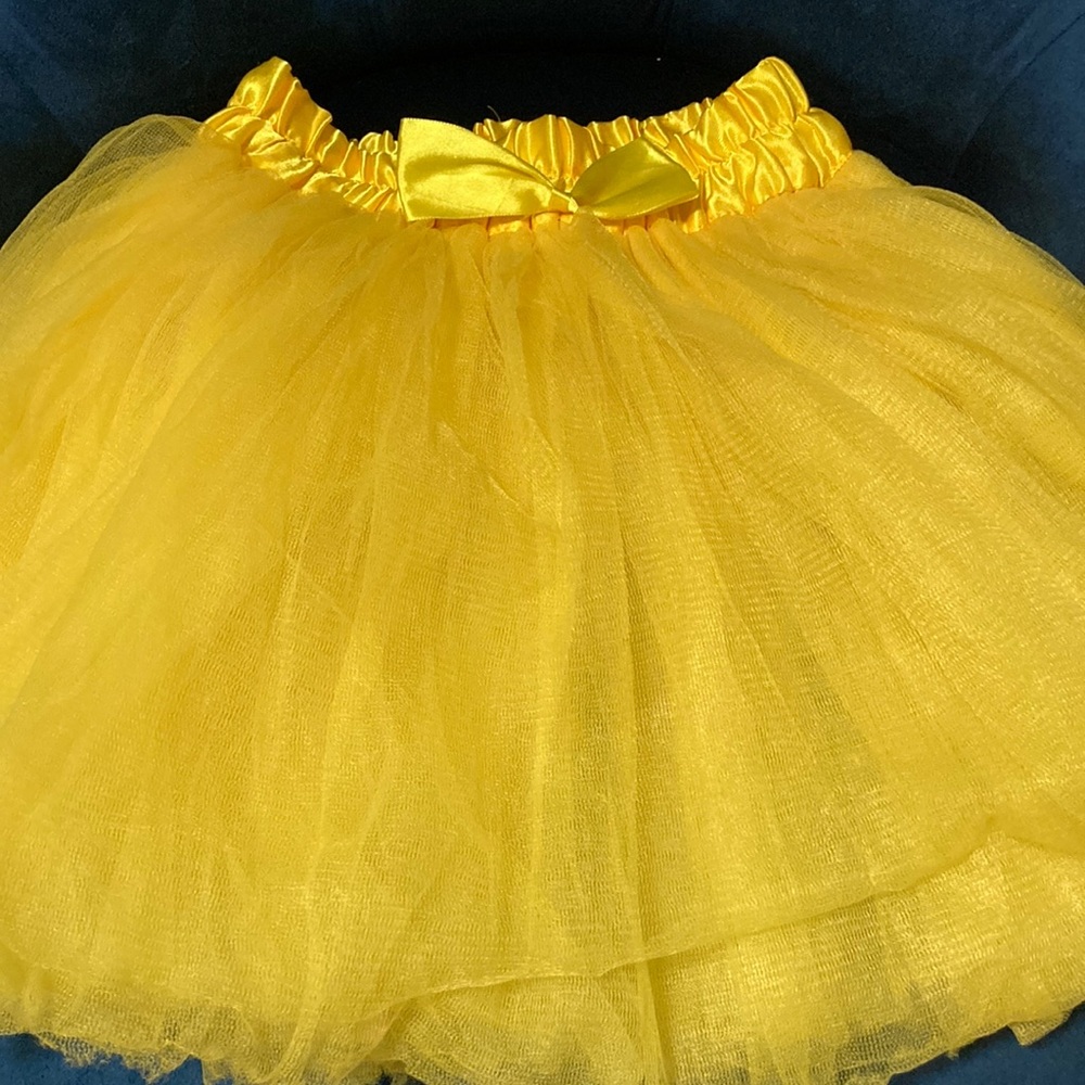 Bright Yellow Tulle Skirt